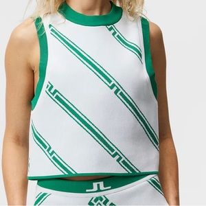 NWT J Lindberg Jacquard Knit Crop Top